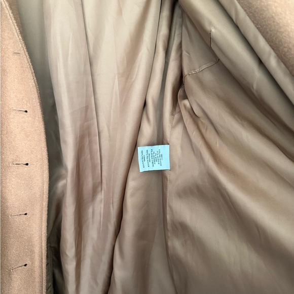 Bagatelle Lined Wool Blend Camel Belted Trench Coat Size 1X - Picture 13 of 13